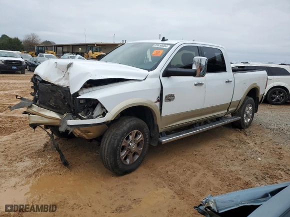 2014 Ram 2500 Longhorn with VIN 3C6UR5GLXEG204495, listed as a Copart auction lot 85659064 with 282,181 mi miles and Salvage Title. Bid and sale history available at carsss.com. Image 1.