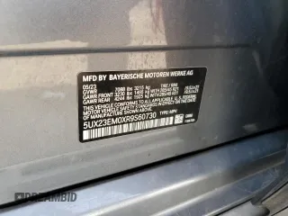2024 BMW X7 xDrive40i z VIN 5UX23EM0XR9S60730, wystawiony jako Copart lot #49636395 z przebiegiem Nie podano mil oraz Szkoda całkowita • Salvage title. Historia ofert i sprzedaży dostępna na DreamBid. Obrazek 15.