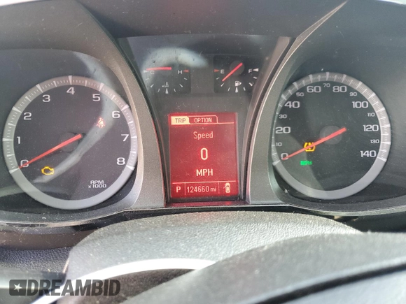 2013 GMC Terrain SLE with VIN 2GKALSEK9D6342811, listed as a Copart auction lot 60445485 with 124,660 mi miles and Salvage title. Bid and sale history available at DreamBid. Image 9.