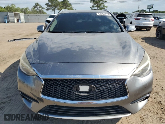 2018 Infiniti QX30 ESSENTIAL with VIN SJKCH5CP4JA003231, listed as a Copart auction lot 57052724 with 56,157 mi miles and Non Repairable. Bid and sale history available at carsss.com. Image 5.