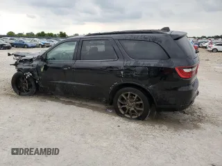 2018 Dodge Durango GT z VIN 1C4RDJDG8JC232130, wystawiony jako Copart lot #57096005 z przebiegiem 123 926 mil mil oraz Szkoda całkowita • Salvage title. Historia ofert i sprzedaży dostępna na DreamBid. Obrazek 2.