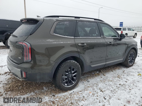 2023 Kia Telluride SX Prestige X-Pro with VIN 5XYP5DGC3PG354591, listed as a Copart auction lot 87465074 with 24,545 mi miles and Salvage title. Bid and sale history available at DreamBid. Image 3.
