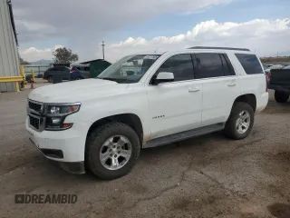 2016 Chevrolet Tahoe LS z VIN 1GNSCAKC9GR289356, wystawiony jako Copart lot #64717935 z przebiegiem Nie podano mil oraz Szkoda całkowita • Salvage title. Historia ofert i sprzedaży dostępna na DreamBid. Obrazek 1.