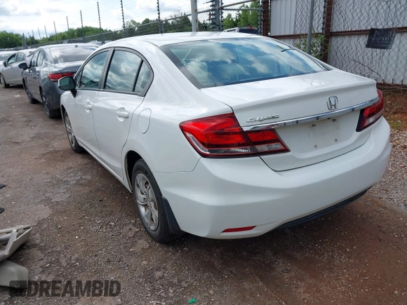 2013 Honda Civic LX with VIN 2HGFB2F58DH601288, listed as a IAAI auction lot 42356662 with 111,403 mi miles and . Bid and sale history available at DreamBid. Image 3.