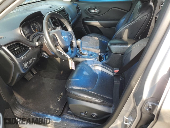2019 Jeep Cherokee Limited with VIN 1C4PJLDN5KD119967, listed as a Copart auction lot 73510504 with 58,863 mi miles and Salvage Title. Bid and sale history available at DreamBid. Image 7.