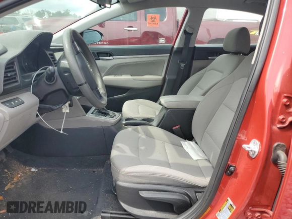 2020 Hyundai Elantra SEL z VIN 5NPD84LF9LH626929, wystawiony jako Copart lot #58802895 z przebiegiem 80 256 mil mil oraz Nie do naprawy • Non repairable. Historia ofert i sprzedaży dostępna na DreamBid. Obrazek 7.