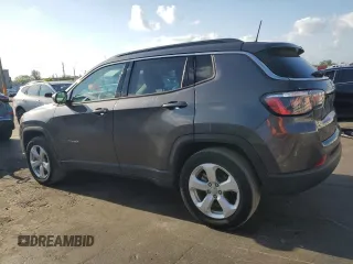 2019 Jeep Compass Latitude with VIN 3C4NJCBB5KT699408, listed as a Copart auction lot 53123705 with 25,403 mi miles and Salvage title. Bid and sale history available at DreamBid. Image 2.