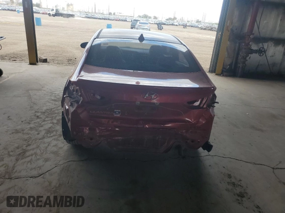 2018 Hyundai Elantra SEL with VIN 5NPD84LFXJH298868, listed as a Copart auction lot 54011685 with 121,430 mi miles and Salvage Title. Bid and sale history available at DreamBid. Image 6.