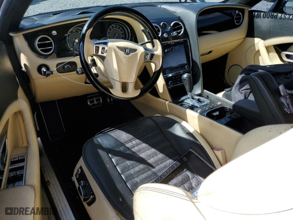 2014 Bentley Continental GT with VIN SCBFU7ZA5EC092542, listed as a Copart auction lot 73841604 with 0 mi miles and Salvage Title. Bid and sale history available at carsss.com. Image 8.