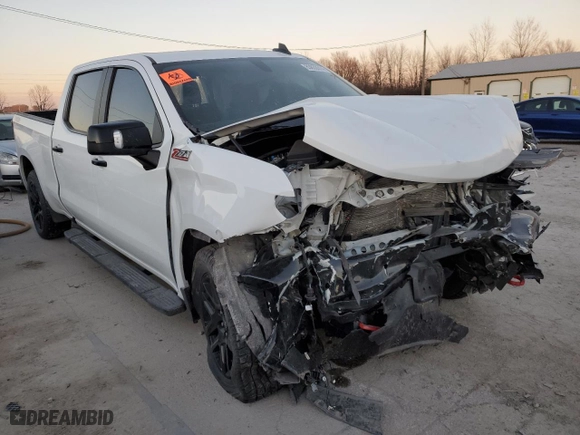 2022 Chevrolet Silverado 1500 LTD LT Trail Boss with VIN 3GCPYFED4NG154431, listed as a Copart auction lot 83833514 with 0 mi miles and Salvage Title. Bid and sale history available at carsss.com. Image 4.