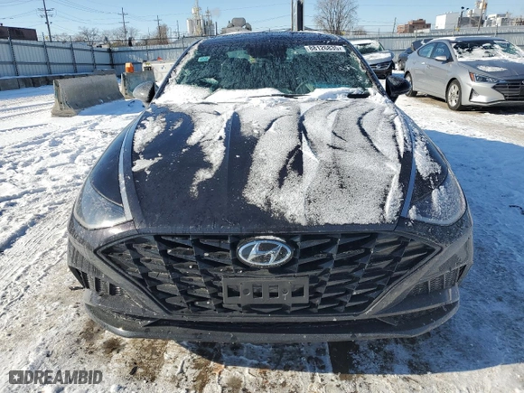 2023 Hyundai Sonata SEL Plus with VIN KMHL44J25PA336705, listed as a Copart auction lot 88126835 with 25,499 mi miles and Salvage Title. Bid and sale history available at carsss.com. Image 5.