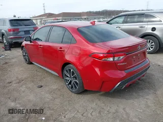 2020 Toyota Corolla SE with VIN JTDP4RCE1LJ021517, listed as a IAAI auction lot 42030107 with 89,714 mi miles. Bid and sale history available at carsss.com. Image 3.