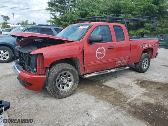 2012 Chevrolet Silverado 1500 LT with VIN 1GCRCSE05CZ167960, listed as a Copart auction lot 59184573 with 0 mi miles and Salvage Title. Bid and sale history available at carsss.com. Image 1.