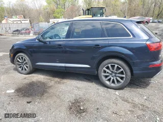 2017 Audi Q7 Premium Plus with VIN WA1LAAF72HD015523, listed as a Copart auction lot 52874355 with 150,977 mi miles and Clean Title. Bid and sale history available at carsss.com. Image 2.