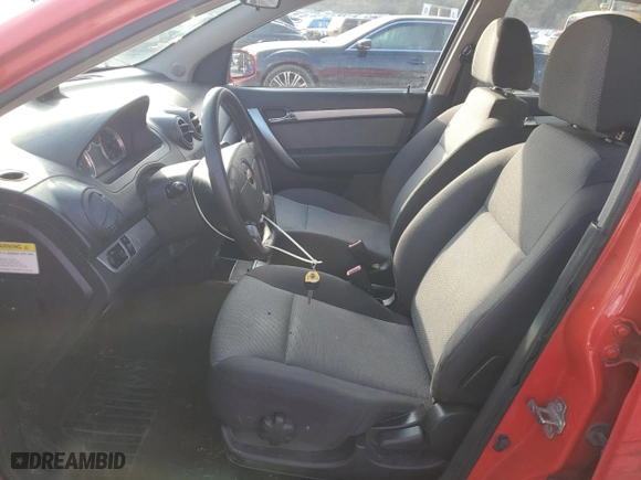 2010 Chevrolet Aveo LT w/1LT with VIN KL1TD6DE6AB098555, listed as a Copart auction lot 44500055 with 149,069 mi miles and Salvage Title. Bid and sale history available at carsss.com. Image 7.