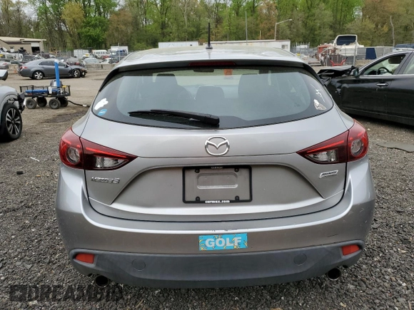 2015 Mazda 3 i Sport with VIN 3MZBM1K7XFM204062, listed as a Copart auction lot 54017735 with 89,110 mi miles and Salvage Title. Bid and sale history available at DreamBid. Image 6.