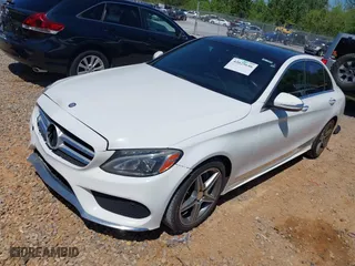 2015 Mercedes-Benz C-Class C 300 with VIN 55SWF4JB2FU089272, listed as a IAAI auction lot 42025646 with 164,358 mi miles. Bid and sale history available at carsss.com. Image 17.