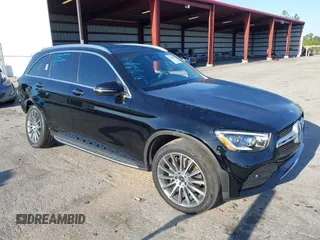 2022 Mercedes-Benz GLC with VIN W1N0G8DB4NV325114, listed as a IAAI auction lot 42054713 with 16,779 mi miles. Bid and sale history available at carsss.com. Image 1.