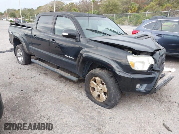 2013 Toyota Tacoma with VIN 3TMMU4FN5DM052257, listed as a IAAI auction lot 41260265 with 121,882 mi miles. Bid and sale history available at carsss.com. Image 1.