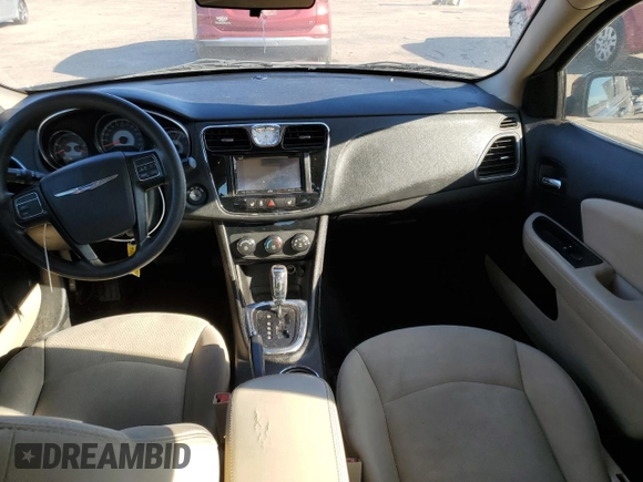 2014 Chrysler 200 LX with VIN 1C3CCBAG6EN103658, listed as a Copart auction lot 87053294 with 104,933 mi miles and Salvage Title. Bid and sale history available at carsss.com. Image 8.