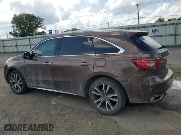2019 Acura MDX Advance with VIN 5J8YD3H85KL000548, listed as a Copart auction lot 53649495 with 159,229 mi miles and Salvage title. Bid and sale history available at DreamBid. Image 2.
