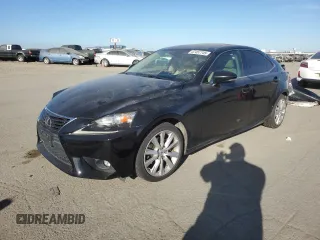 2015 Lexus IS 250 z VIN JTHBF1D2XF5080166, wystawiony jako Copart lot #47457745 z przebiegiem 78 814 mil mil oraz Szkody całkowita. Historia ofert i sprzedaży dostępna na DreamBid. Obrazek 1.