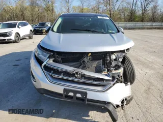 2015 Ford Edge SEL with VIN 2FMTK4J84FBB70254, listed as a Copart auction lot 54487345 with 133,621 mi miles and Salvage Title. Bid and sale history available at carsss.com. Image 5.