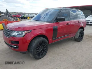 2017 Land Rover Range Rover with VIN SALGS2FE3HA331421, listed as a IAAI auction lot 42043328 with 105,421 mi miles and . Bid and sale history available at DreamBid. Image 2.