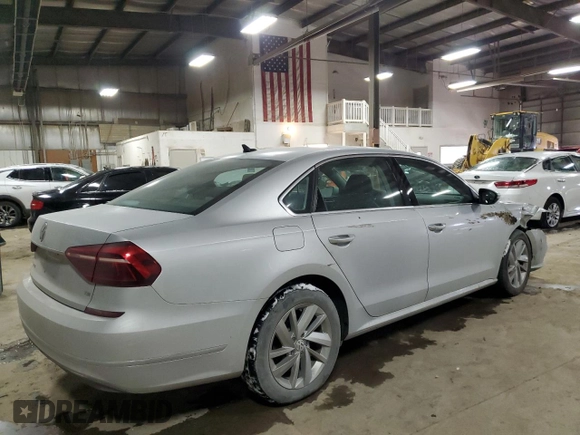 2018 Volkswagen Passat SE with VIN 1VWBA7A3XJC051218, listed as a Copart auction lot 42161495 with 86,219 mi miles and Salvage title. Bid and sale history available at DreamBid. Image 3.