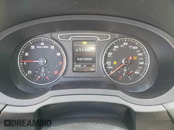 2015 Audi Q3 2.0T Premium Plus with VIN WA1EFCFS5FR006857, listed as a Copart auction lot 48909463 with 103,183 mi miles. Bid and sale history available at carsss.com. Image 9.
