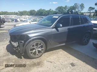 2019 BMW X5 xDrive40i with VIN 5UXCR6C53KLL14710, listed as a Copart auction lot 57408185 with 51,547 mi miles and Salvage title. Bid and sale history available at DreamBid. Image 1.