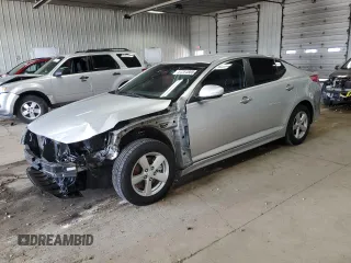 2015 Kia Optima LX with VIN 5XXGM4A70FG445075, listed as a Copart auction lot 64364805 with 97,270 mi miles and Clean title. Bid and sale history available at DreamBid. Image 1.