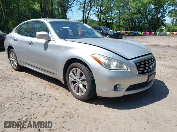2012 Infiniti M with VIN JN1BY1AR4CM396809, listed as a IAAI auction lot 42394230 with 227,846 mi miles and . Bid and sale history available at DreamBid. Image 1.