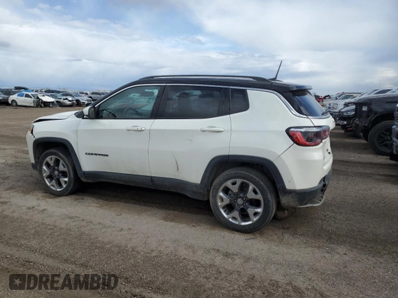 2021 Jeep Compass Limited with VIN 3C4NJDCBXMT506130, listed as a Copart auction lot 54016825 with 40,132 mi miles and Salvage Title. Bid and sale history available at DreamBid. Image 2.