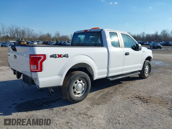 2017 Ford F-150 XL with VIN 1FTEX1E8XHKE38692, listed as a IAAI auction lot 41225768 with 66,626 mi miles. Bid and sale history available at carsss.com. Image 4.