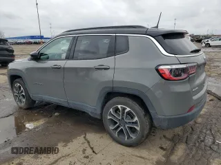 2023 Jeep Compass Limited with VIN 3C4NJDCN6PT561222, listed as a Copart auction lot 80028534 with 24,002 mi miles and Salvage Title. Bid and sale history available at carsss.com. Image 2.