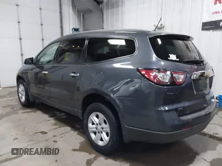 2013 Chevrolet Traverse LS with VIN 1GNKVFED2DJ239436, listed as a IAAI auction lot 41116589 with 120,161 mi miles and . Bid and sale history available at DreamBid. Image 3.