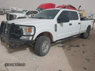 2021 Ford Super Duty F-250 SRW XL with VIN 1FT7W2B67MED48476, listed as a IAAI auction lot 41666112 with 111,287 mi miles. Bid and sale history available at carsss.com. Image 16.