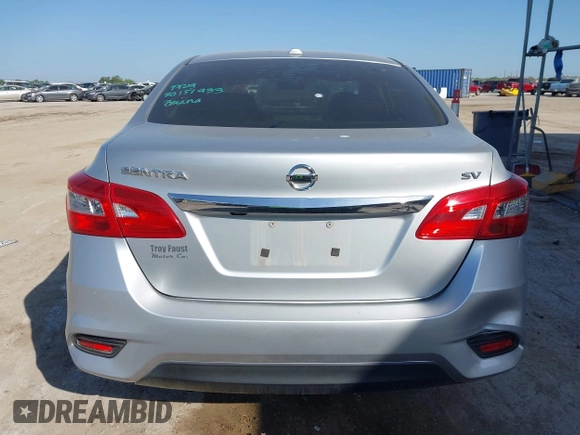 2016 Nissan Sentra SV with VIN 3N1AB7AP0GY293503, listed as a IAAI auction lot 41979678 with 157,662 mi miles and . Bid and sale history available at DreamBid. Image 17.