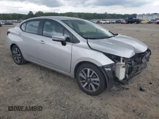 2021 Nissan Versa SV with VIN 3N1CN8EV3ML830906, listed as a Copart auction lot 54612805 with 103,120 mi miles and Salvage title. Bid and sale history available at DreamBid. Image 4.
