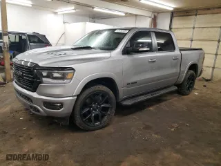 2021 Ram 1500 Laramie with VIN 1C6SRFJT2MN539665, listed as a Copart auction lot 47616105 with 99,236 mi miles and Salvage Title. Bid and sale history available at carsss.com. Image 1.