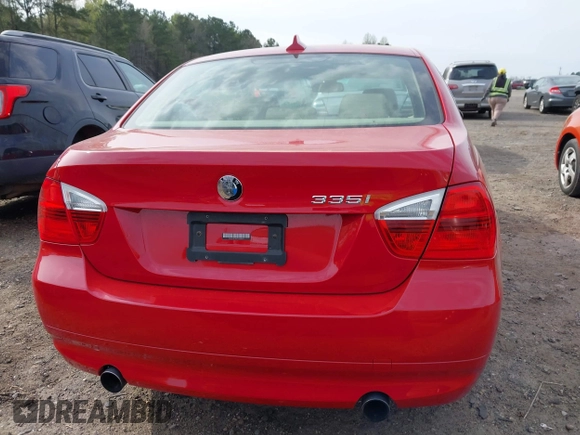 2007 BMW 3 Series 335i with VIN WBAVB73577PA87431, listed as a IAAI auction lot 41843603 with 99,329 mi miles. Bid and sale history available at carsss.com. Image 16.