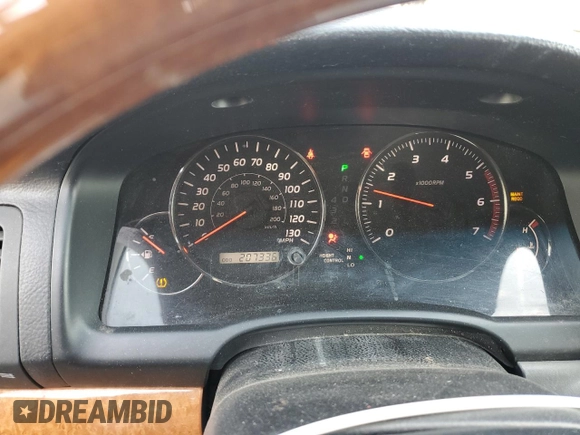 2004 Lexus GX 470 z VIN JTJBT20X540032339, wystawiony jako Copart lot #45996835 z przebiegiem 207 336 mil mil oraz Szkoda całkowita • Salvage title. Historia ofert i sprzedaży dostępna na DreamBid. Obrazek 9.