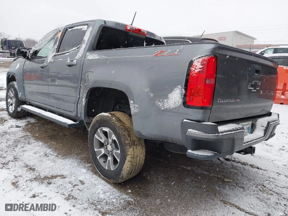 2018 Chevrolet Colorado 2WD Z71 with VIN 1GCGSDEN1J1143913, listed as a IAAI auction lot 41284645 with 0 mi miles. Bid and sale history available at carsss.com. Image 3.