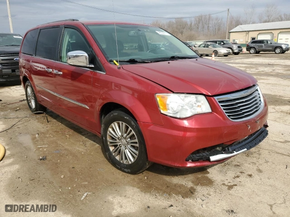 2014 Chrysler Town & Country Touring-L with VIN 2C4RC1CG3ER107716, listed as a Copart auction lot 48022815 with NaN miles and Salvage Title. Bid and sale history available at carsss.com. Image 4.