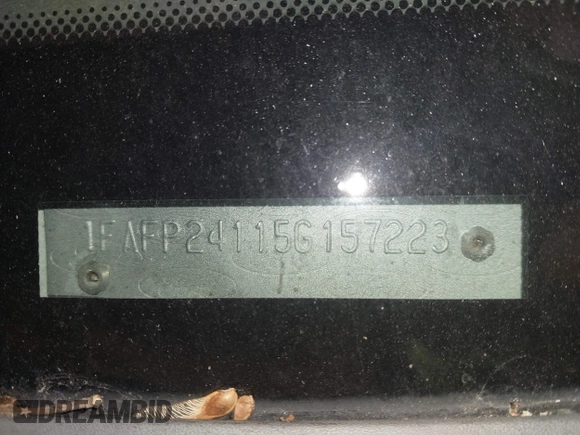 2005 Ford Five Hundred SEL с VIN 1FAFP24115G157223, выставлен на аукционе IAAI как лот 42377762 с пробегом 216 575 миль миль и . История ставок и продаж доступна на DreamBid. Изображение 9.