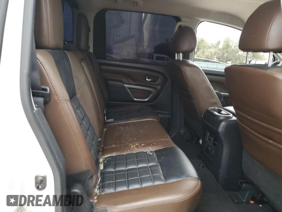 2017 Nissan Titan Platinum Reserve z VIN 1N6AA1E56HN542534, wystawiony jako Copart lot #44550645 z przebiegiem Nie podano mil oraz Szkoda całkowita • Salvage title. Historia ofert i sprzedaży dostępna na DreamBid. Obrazek 10.