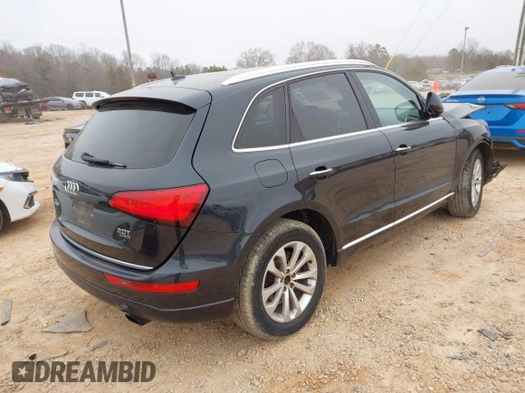 2016 Audi Q5 Premium Plus with VIN WA1L2AFP6GA046870, listed as a IAAI auction lot 41619585 with 167,139 mi miles. Bid and sale history available at carsss.com. Image 4.