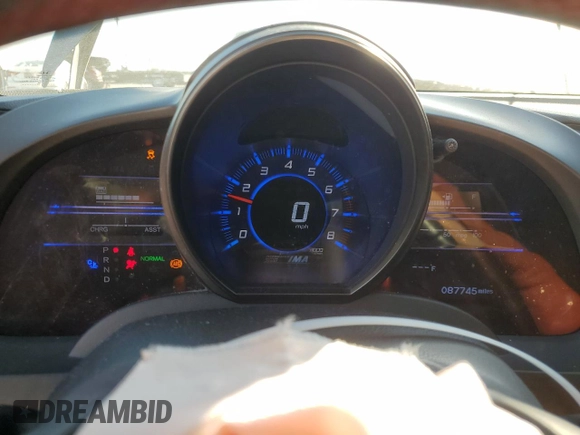 2015 Honda CR-Z EX with VIN JHMZF1D65FS002316, listed as a Copart auction lot 44546585 with 87,745 mi miles and Salvage Title. Bid and sale history available at DreamBid. Image 9.