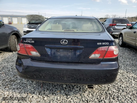 2003 Lexus ES 300 with VIN JTHBF30G330094724, listed as a Copart auction lot 52390815 with 63,471 mi miles and Clean Title. Bid and sale history available at carsss.com. Image 6.